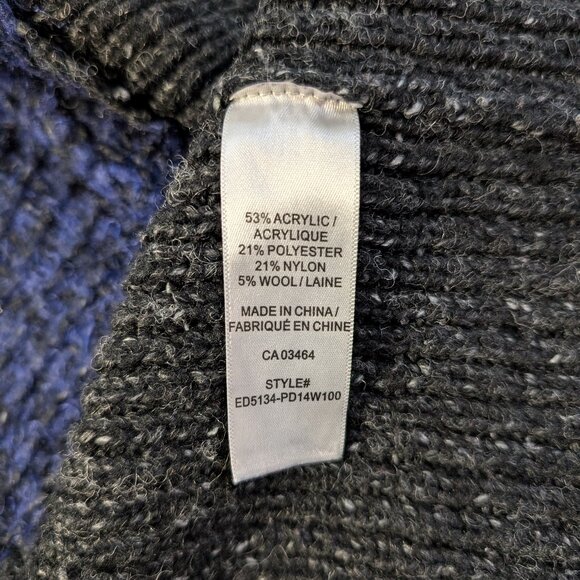 Ricki's open front cardigan sweater textured knit blue size small - Picture 8 of 12